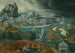 Klassisk landskabsmaleri med skibe, der flygter fra en storm mod en klassisk havn - Cirkel af Maarten van Heemskerck — visning af kunstværket