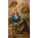 La Vierge et l'Enfant apparaissant à un saint franciscain - Cirkel af Michel-François Dandré-Bardon — visning af kunstværket
