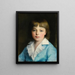 Portrait af en dreng i blåt - Pierre-Auguste Renoir's Cirkel — indrammet kunstværk på væggen