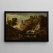 Les Cascatelles de Tivoli - Claude-Joseph Vernet — indrammet kunstværk på væggen