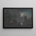 Clair de lune - Claude-Joseph Vernet — indrammet kunstværk på væggen