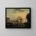 Napoli - Claude-Joseph Vernet — indrammet kunstværk på væggen