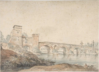 Pont Molle, Rom - Claude-Joseph Vernet — visning af kunstværket