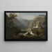 Les Chutes d'Eau à Tivoli - Claude-Joseph Vernet — indrammet kunstværk på væggen