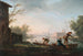 De fire øjeblikke på dagen Morgen - Claude-Joseph Vernet — visning af kunstværket