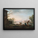 De fire øjeblikke på dagen Morgen - Claude-Joseph Vernet — indrammet kunstværk på væggen