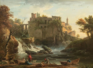 Vue de Tivoli - Claude-Joseph Vernet — visning af kunstværket