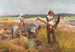 La Moisson du blé - Claude Firmin — visning af kunstværket