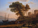 En kunstner, der studerer efter naturen - Claude Lorrain — visning af kunstværket