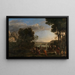 L'adoration du veau d'or - Claude Lorrain — indrammet kunstværk på væggen