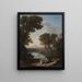 Repos pendant la fuite en Égypte - Claude Lorrain — indrammet kunstværk på væggen