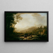 Solopgang - Claude Lorrain — indrammet kunstværk på væggen