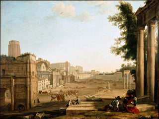 Claude Lorrain - The Campo Vaccino Rome Claude.webp