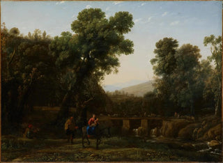 La Fuite en Égypte - Claude Lorrain — visning af kunstværket