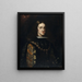 Charles II - Claudio Coello — indrammet kunstværk på væggen