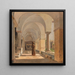 Cloître de San Lorenzo fuori le mura à Rome - Jürgen Roed — indrammet kunstværk på væggen