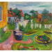 Reproduktion af maleriet Tøj på en snor i Åsgårdstrand - Edvard Munch