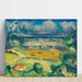 Clouds and Meadow af George Bellows — vægpræsentation af kunstværket