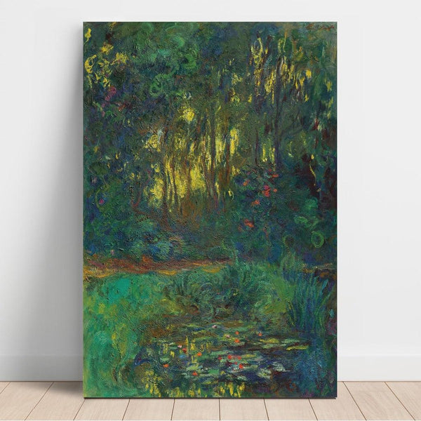 Reproduktion af maleriet Coin du bassin aux nymphéas - Claude Monet