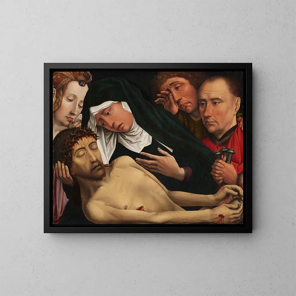 La Lamentation du Christ - Colijn de Coter — indrammet kunstværk på væggen