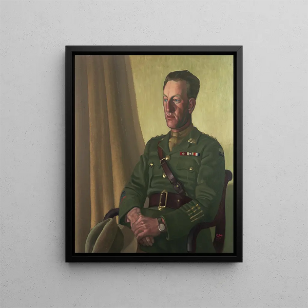 Veste de capitaine - Colin Gill — indrammet kunstværk på væggen