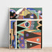 Reproduktion af maleriet Collection decors og farver Pl.03 - Georges Valmier