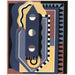 Reproduktion af maleriet Collection décors et couleurs Pl.04 - Georges Valmier