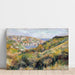 Reproduktion af maleriet af Collines autour de la baie de Moulin Huet, Guernesey - Pierre-Auguste Renoir