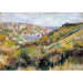 Reproduktion af maleriet af Collines autour de la baie de Moulin Huet, Guernesey - Pierre-Auguste Renoir