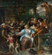 den glade selskab på en terrasse - Jan Steen — visning af kunstværket