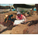 Reproduktion af maleriet Componiendo la Red - Joaquín Sorolla