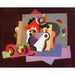 Reproduktion af maleriet Komposition med blomster - Georges Valmier
