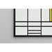 Reproduktion af maleriet Komposition i hvid, rød og gul - Piet Mondrian