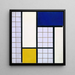 Reproduktion af maleriet Komposition i halvtoner - Theo van Doesburg