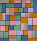 Reproduktion af maleriet Komposition i dissonanser - Theo van Doesburg