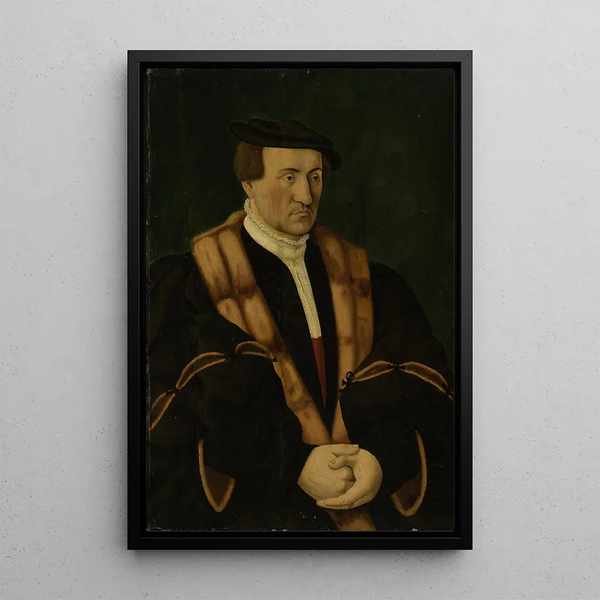 Portrait af en ung patricier - Conrad Faber von Kreuznach — indrammet kunstværk på væggen