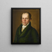Portrait de Nicolas Faller 1789-1865 - Conrad Neukam — indrammet kunstværk på væggen