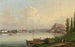 Vue de Coblence avec la forteresse Ehrenbreitstein - Conrad Zick — visning af kunstværket