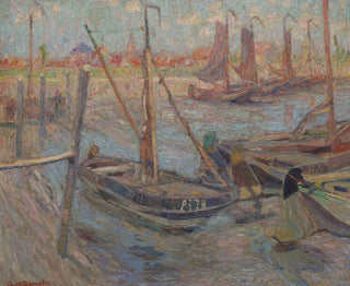 Havendok i Gand-Terneuzen - Constant Permeke — visning af kunstværket