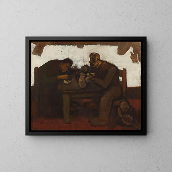 Le pain quotidien - Constant Permeke — indrammet kunstværk på væggen