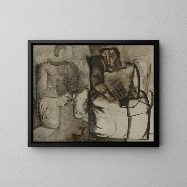 Vêpres - Constant Permeke — indrammet kunstværk på væggen