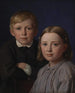 Jens Simmelkr Asmussen et Katrine Asmussen børn - Constantin Hansen — visning af kunstværket