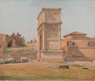 Constantin Hansen - The Arch of Titus in Rome.webp
