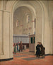 L'intérieur af kirken St. Bendts i Ringsted - Constantin Hansen — visning af kunstværket