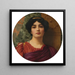 Contemplation - John William Godward — indrammet kunstværk på væggen