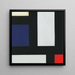 Contracomposition IV - Theo van Doesburg — indrammet kunstværk på væggen