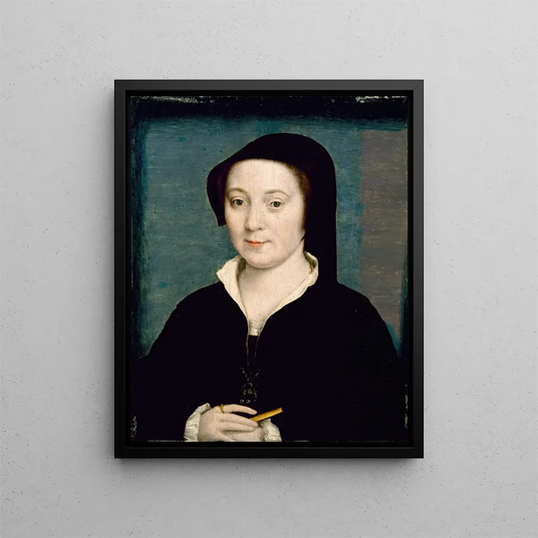 Marie de Batarnay - Corneille de Lyon — indrammet kunstværk på væggen
