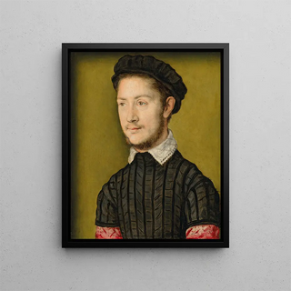 Corneille de Lyon - Portrait Of A Young Man Probably An Officer Royal.webp
