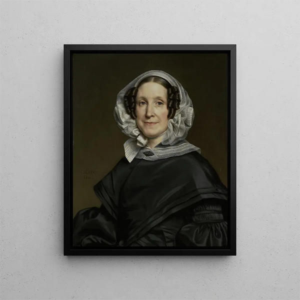Aryna van der Pot 1786-1850 ægtefælle til N. J. A. C. Hoffmann - Cornelis Cels — indrammet kunstværk på væggen