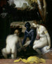 Bethsabée ved sit bad - Cornelis Cornelisz van Haarlem — visning af kunstværket